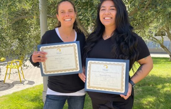 MonseChan+RebeccaMorse win Academic Excellence awards(EIN scholars)